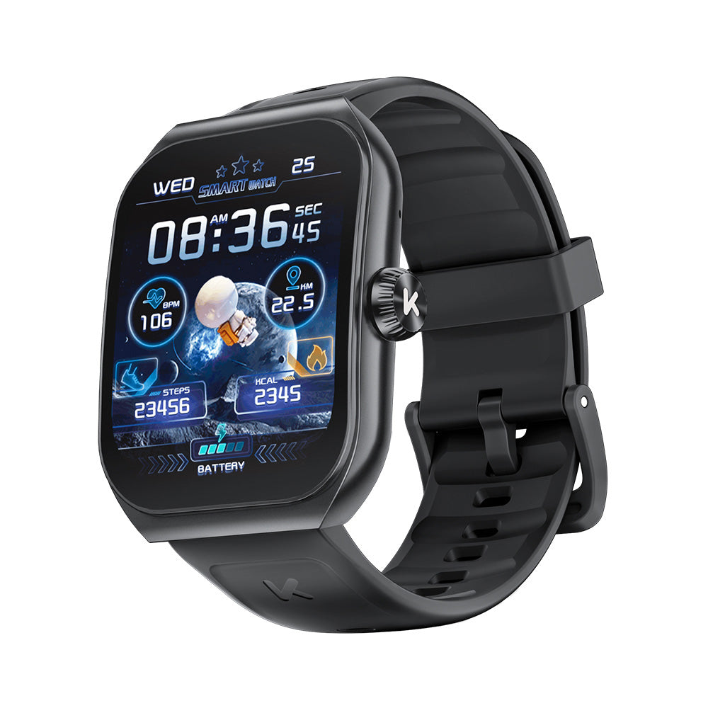 Premium-Smartwatch für Männer und Frauen, 1.96" AMOLED, Bluetooth-Anruf, 100+ Sportmodi, IP68 wasserdicht, Gesundheitsüberwachung, Schlaf- und Stressverfolgung, kabelloses Laden