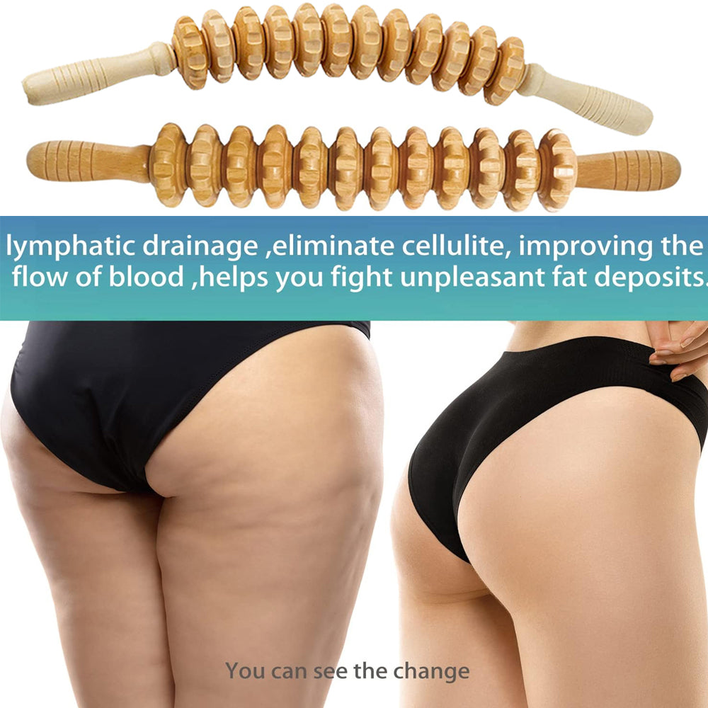 Premium Holztherapie-Massagewerkzeuge – Komplettset zur Körperformung, Anti-Cellulite, Lymphdrainage und Taillensculpting, ergonomisches Design für den professionellen und privaten Gebrauch