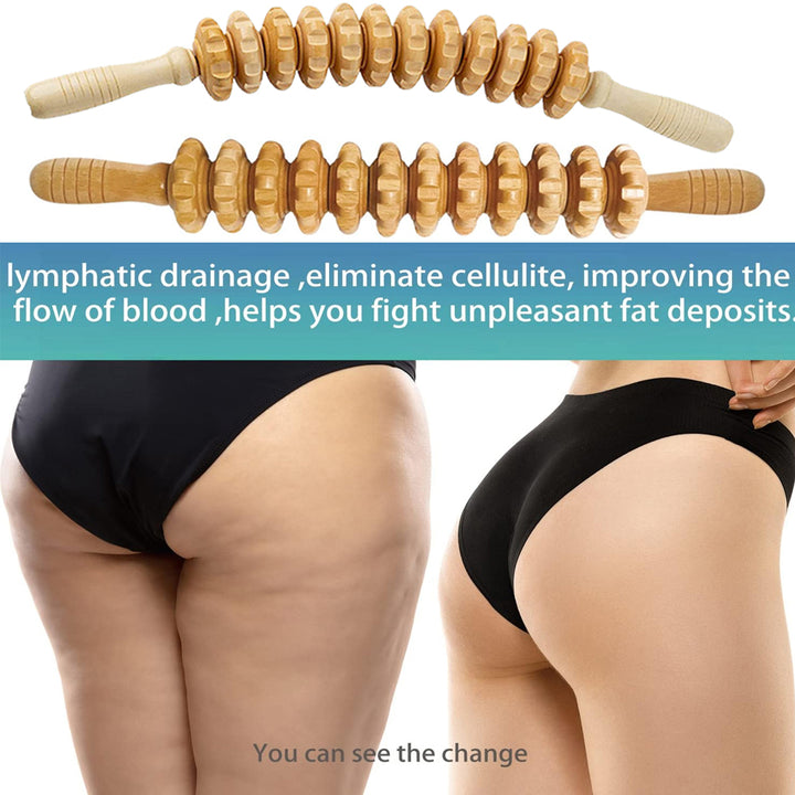 Premium Holztherapie-Massagewerkzeuge – Komplettset zur Körperformung, Anti-Cellulite, Lymphdrainage und Taillensculpting, ergonomisches Design für den professionellen und privaten Gebrauch