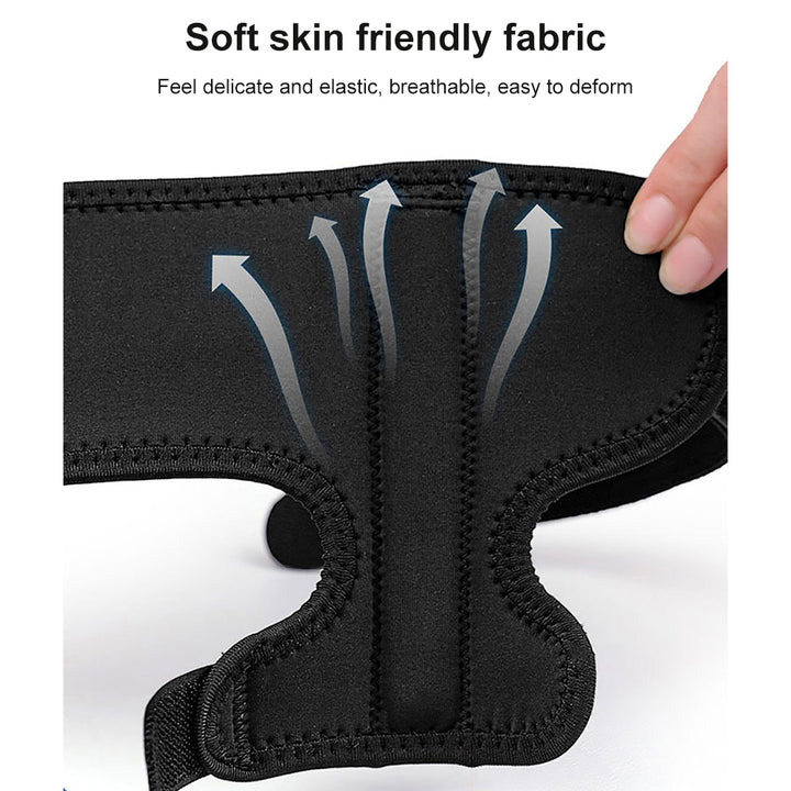Premium Toe Corrector Orthotics for Hallux Valgus - Adjustable Hammer Toe Protector with Aluminum Strip and Velcro - Soft, 