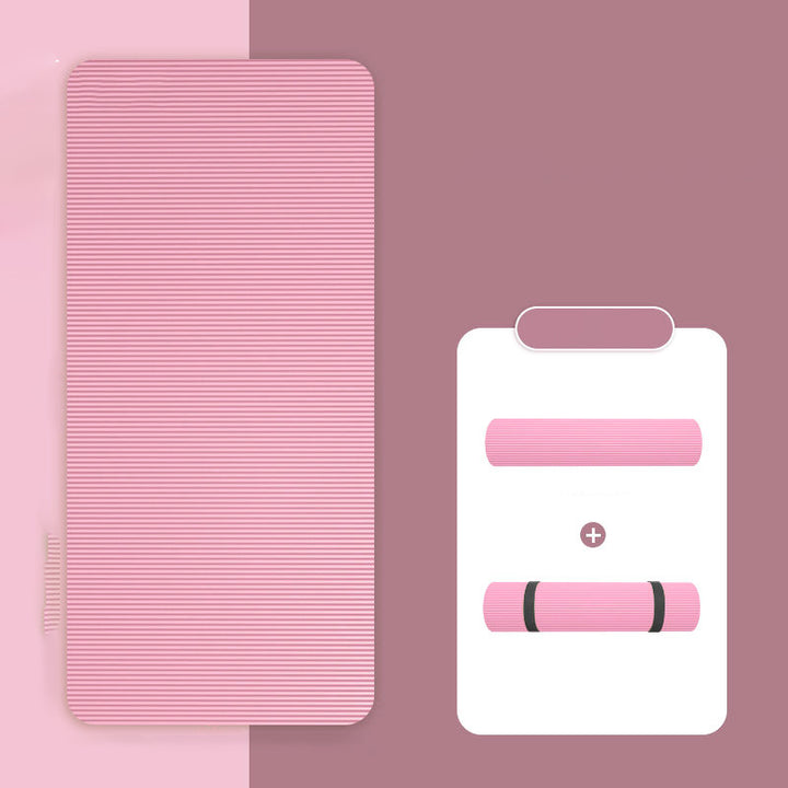 Premium Super Lange Yogamatte – 2M Extra Große Hochdichte Trainingsmatte für Pilates & Fitness – Wasserdicht, Rutschfest, 15mm Dicke, mit Tragetasche – Ideal für Männer & Anfänger
