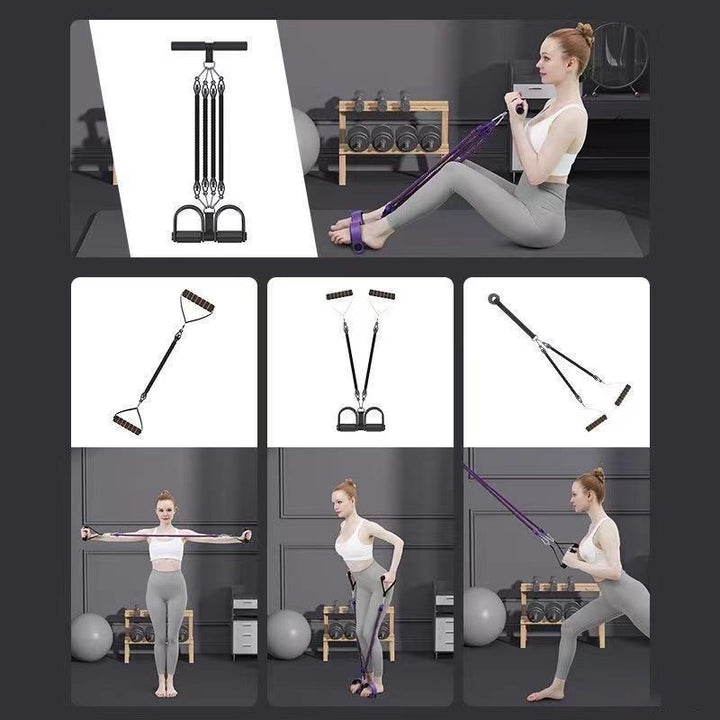 Premium Pedal Resistance Band Puller – Multi-Functional Home Exercise Equipment for Men, Adjustable Tension, Full Body 