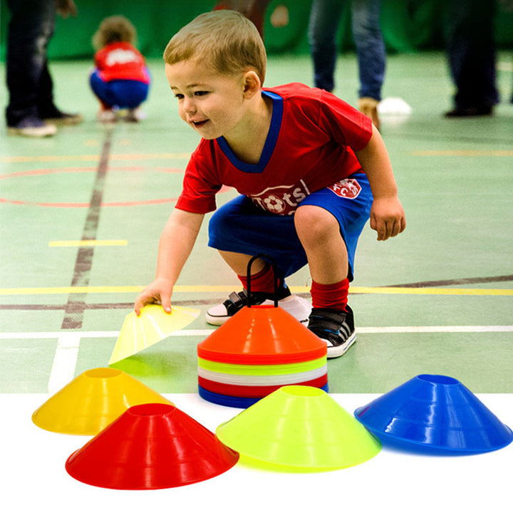 Premium Soccer Training Cones – Set of 10/20/30/50 Agility Discs for Football & Sports Training – Durable PE Material, Bright