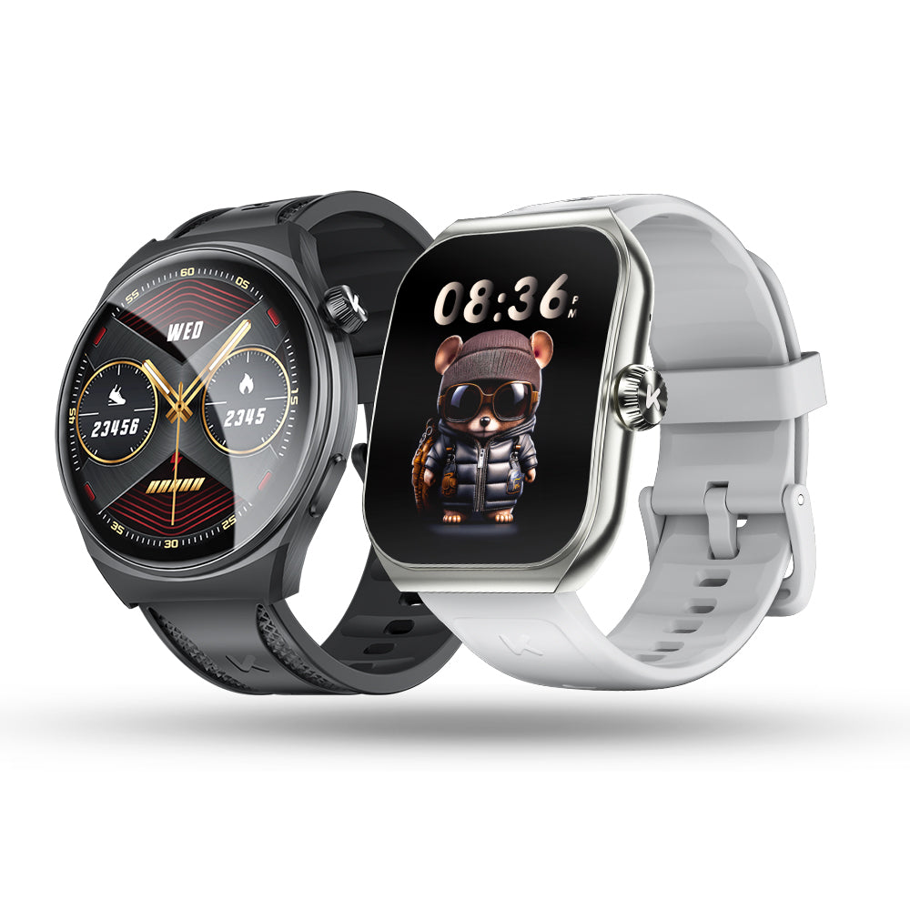 Premium-Smartwatch für Männer und Frauen, 1.96" AMOLED, Bluetooth-Anruf, 100+ Sportmodi, IP68 wasserdicht, Gesundheitsüberwachung, Schlaf- und Stressverfolgung, kabelloses Laden