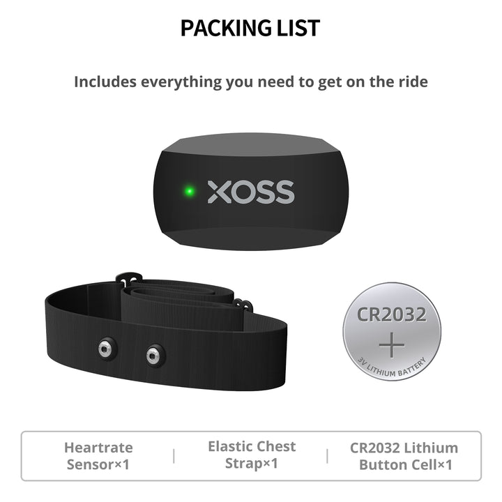 Premium Chest Strap Heart Rate Monitor – Bluetooth & ANT+ for Cycling, Running, Hiking, Fitness, Smart Bicycle Sensor