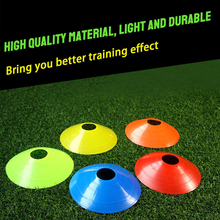Premium Soccer Training Cones – Set of 10/20/30/50 Agility Discs for Football & Sports Training – Durable PE Material, Bright
