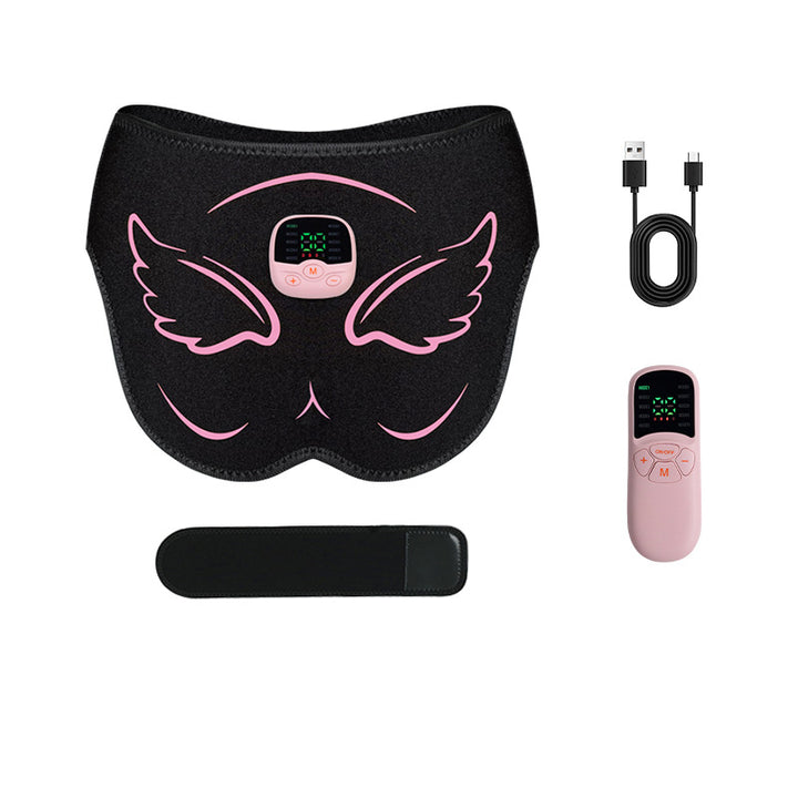 Premium EMS Hüfttrainer mit Fernbedienung | 10 Modi & 30 Intensitätsstufen für Gesäßstraffung und Muskelstimulation | USB wiederaufladbarer Körpermassager