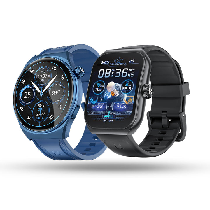 Premium-Smartwatch für Männer und Frauen, 1.96" AMOLED, Bluetooth-Anruf, 100+ Sportmodi, IP68 wasserdicht, Gesundheitsüberwachung, Schlaf- und Stressverfolgung, kabelloses Laden