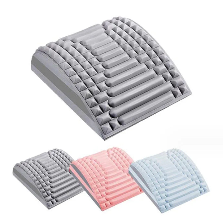 Premium Back and Neck Stretcher Pillow with Lumbar Support, Ergonomic Spinal Corrector for Posture Correction, Body Pain 