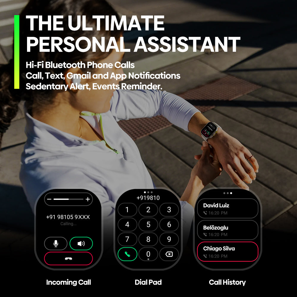 Luxury GPS Smartwatch – 2.15" AMOLED Display with Built-in GPS, Fitness Tracking, Bluetooth Calling, and 100+ Sports Modes