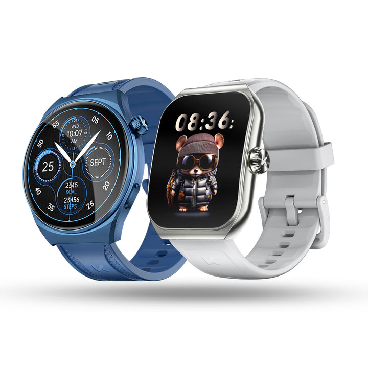 Premium-Smartwatch für Männer und Frauen, 1.96" AMOLED, Bluetooth-Anruf, 100+ Sportmodi, IP68 wasserdicht, Gesundheitsüberwachung, Schlaf- und Stressverfolgung, kabelloses Laden