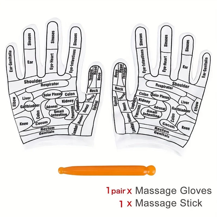 Premium Acupressure Massage Socks - 6 Pcs Reflexology Foot Therapy Set for Tired Feet, Cotton-Polyester Blend, Men’s & 