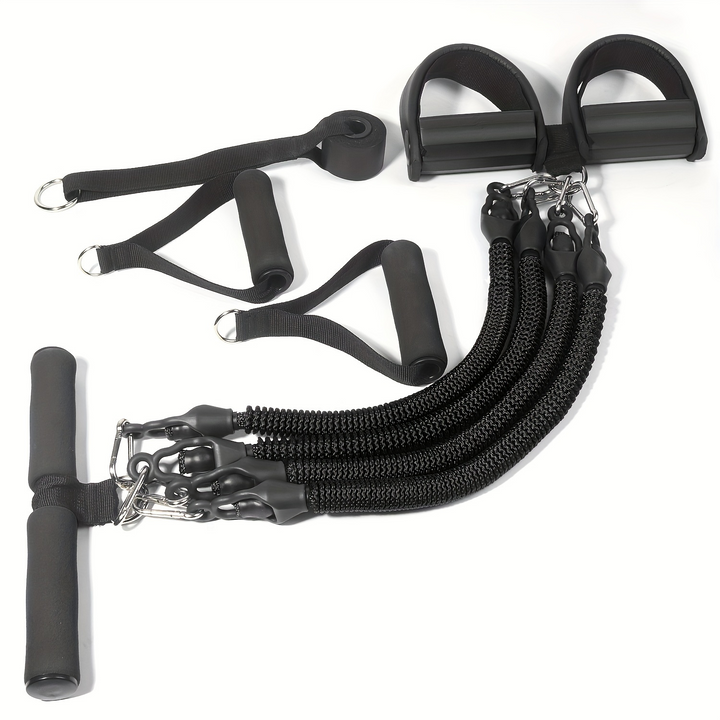 Premium Pedal Resistance Band Puller – Multi-Functional Home Exercise Equipment for Men, Adjustable Tension, Full Body 