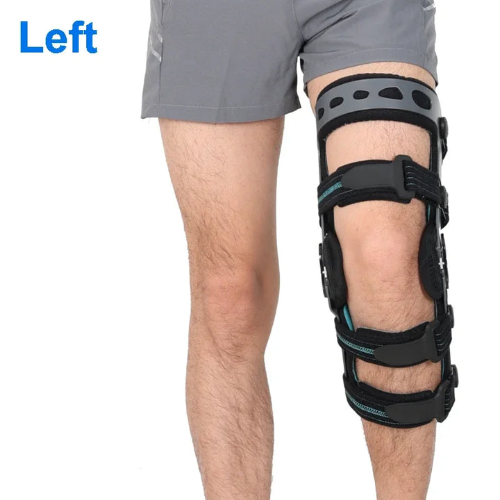 Premium Adjustable Hinged Knee Brace – ROM Orthosis for ACL, Meniscus, Ligament Injuries, and Post-Surgery Recovery, Orthoped