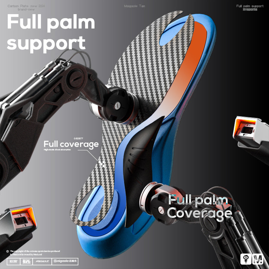 Premium Basketball Insoles with Customized Carbon Plate for High Strength, Elasticity & Speed – Anti-Return Technology for 