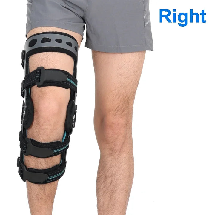 Premium Adjustable Hinged Knee Brace – ROM Orthosis for ACL, Meniscus, Ligament Injuries, and Post-Surgery Recovery, Orthoped