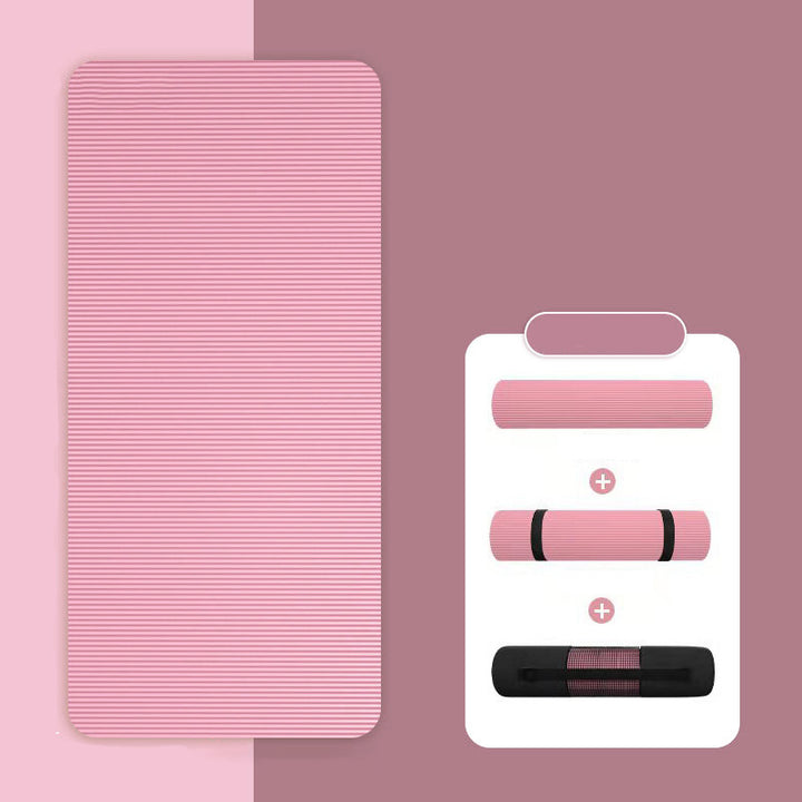Premium Super Lange Yogamatte – 2M Extra Große Hochdichte Trainingsmatte für Pilates & Fitness – Wasserdicht, Rutschfest, 15mm Dicke, mit Tragetasche – Ideal für Männer & Anfänger