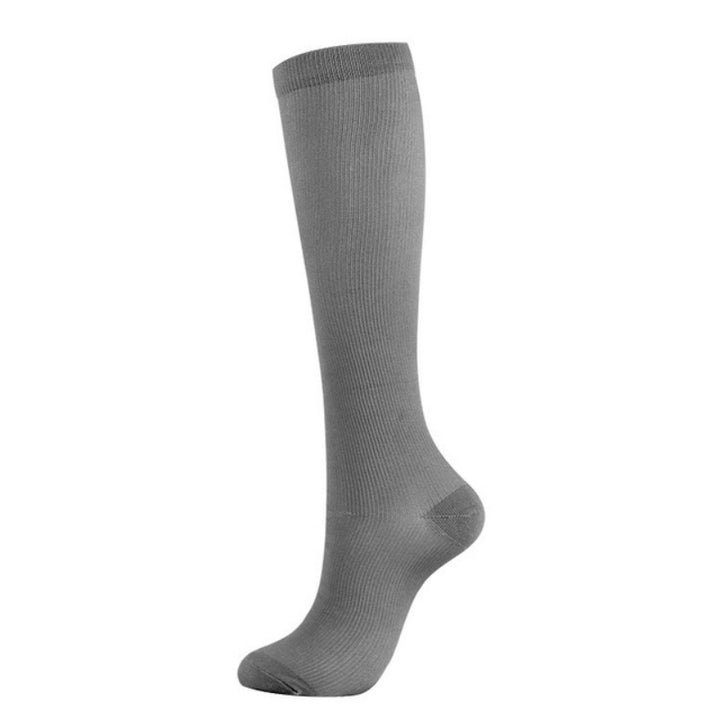 Premium Compression Socks for Men & Women – 6 Pairs, Black & Skin Color – Support for Varicose Veins, Swelling, Recovery, 