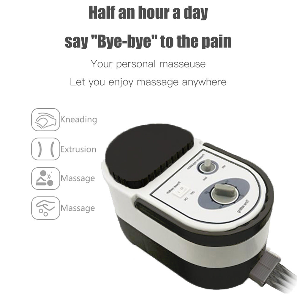 Premium Air Compression Leg Massager for Varicose Veins Relief, Blood Circulation Boost, Adjustable Cuffs, and Relaxation -