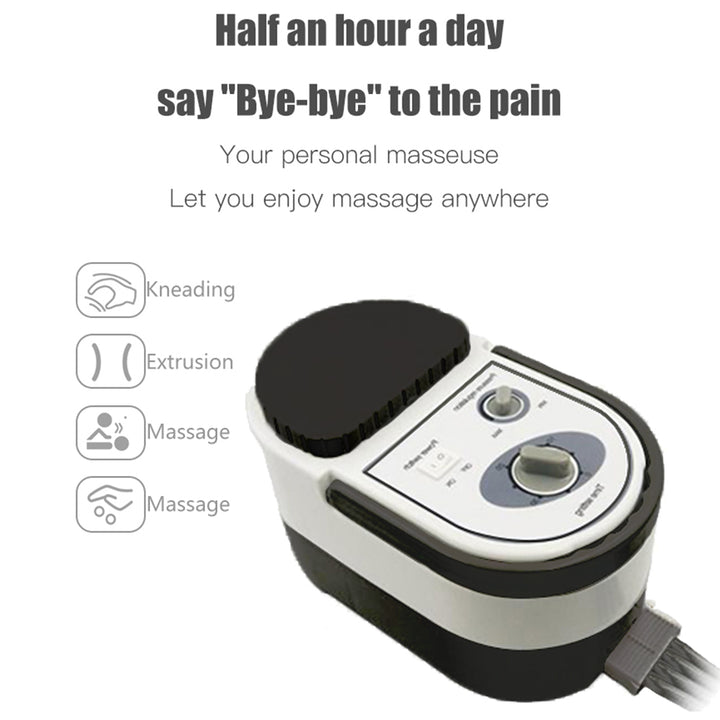 Premium Air Compression Leg Massager for Varicose Veins Relief, Blood Circulation Boost, Adjustable Cuffs, and Relaxation -