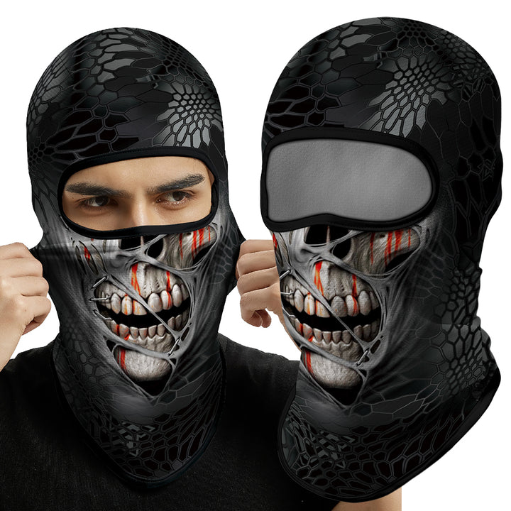 Premium Vollgesichts-Balaclava-Ski-Maske – Winterwärmer für Radfahren, Motorradfahren, Snowboarden, Helmfutter, UV-Schutz, schnell trocknender Coolmax-Stoff für Männer und Outdoor-Aktivitäten