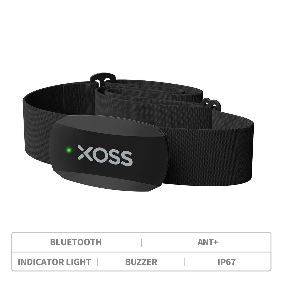 Premium-Brustgurt Herzfrequenzmonitor – Bluetooth & ANT+ für Radfahren, Laufen, Wandern, Fitness, intelligenter Fahrradsensor