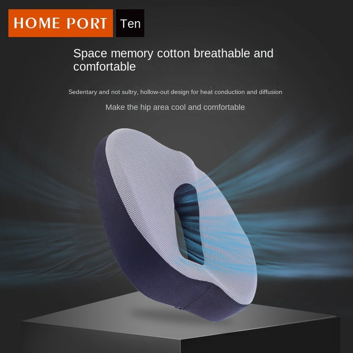 Premium Memory Foam Seat Cushion – Orthopedic Back & Waist Support for Office, Car, & Home – Coccyx Relief, Hip Massage Pad,