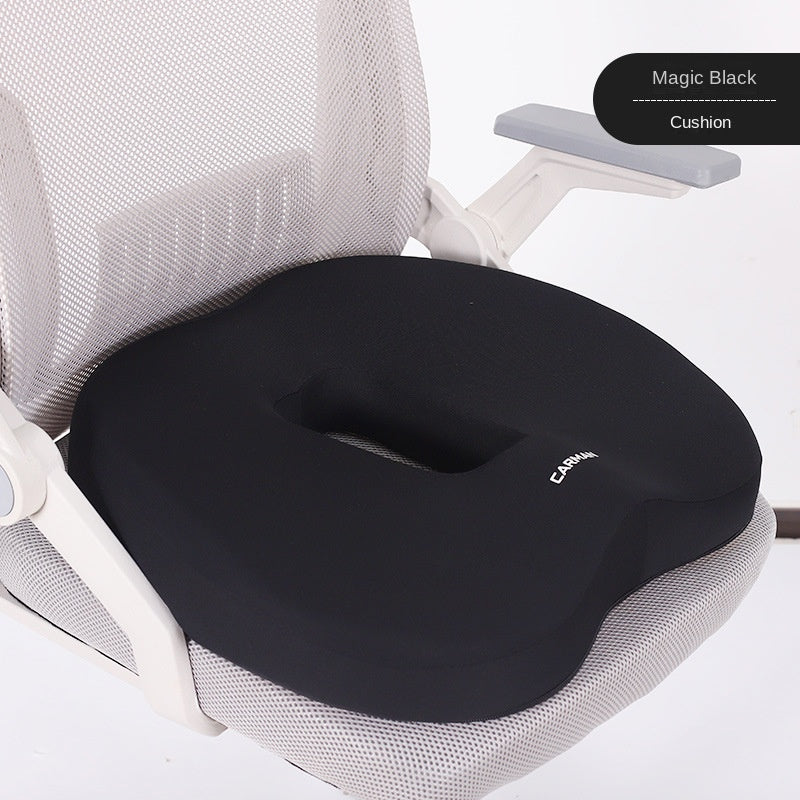 Premium Memory Foam Seat Cushion – Orthopedic Back & Waist Support for Office, Car, & Home – Coccyx Relief, Hip Massage Pad,