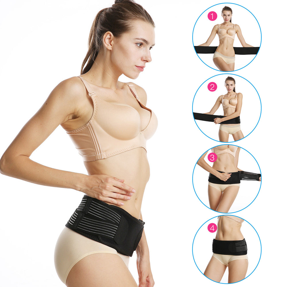Premium Sacroiliac Hip Brace for Lower Back Pain Relief | Adjustable Si Belt for Sciatic Nerve, Pelvic, Lumbar, and Hip  