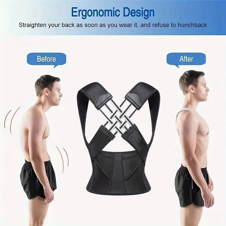 Premium Children’s Posture Corrector Belt - Orthopedic Shoulder and Lumbar Support for Kids & Teens - Adjustable,