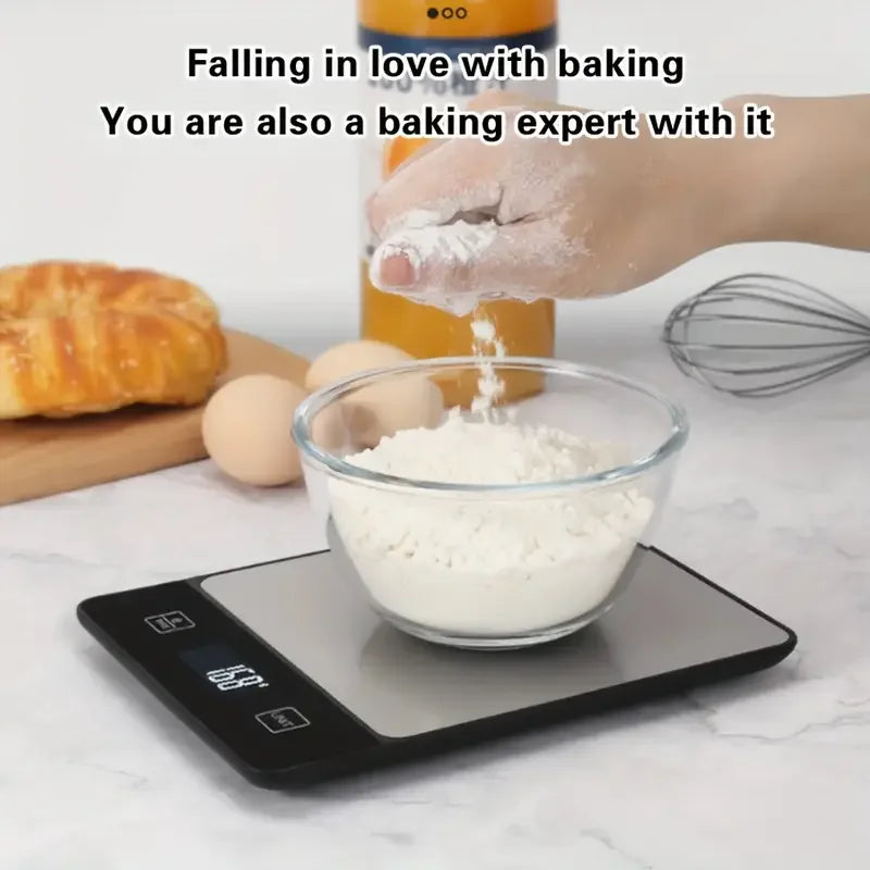Premium Smart Digital Food Scale 10kg – Nutrition Calculator App, Rechargeable Kitchen Scale for Weight Loss, Baking, and 