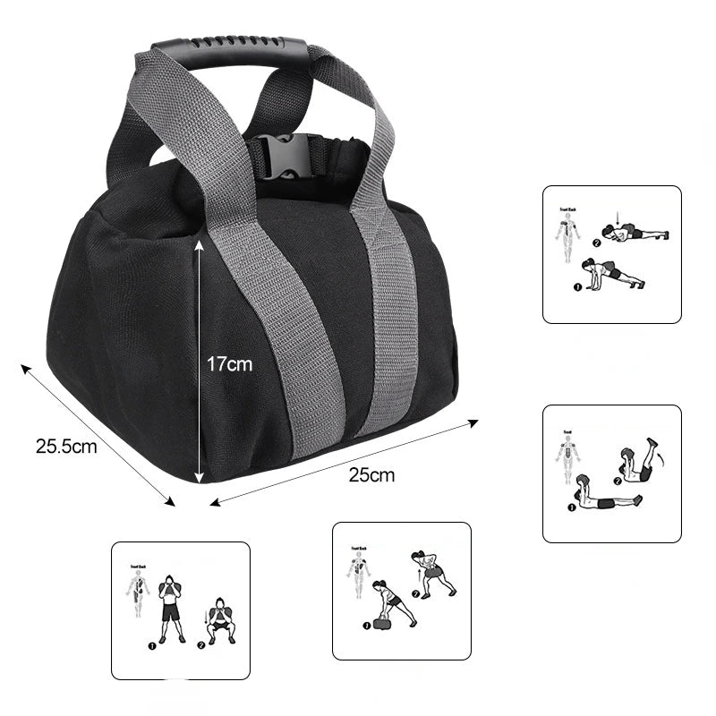 Premium Bodybuilding Sandbag for Gym Weight Lifting & Fitness – Empty Heavy Exercise Bag for Strength Training, Boxing, &