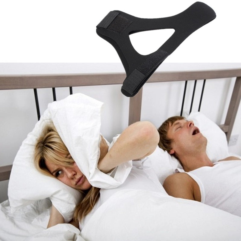 Premium Anti-Snoring Chin Strap - Triangular Belt for Snore Relief, Adjustable Mouth Guard for Better Breath, Comfortable 