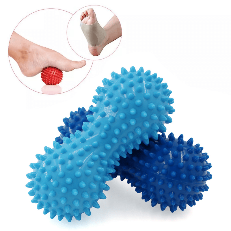 Premium Peanut Tip Massage Ball for Muscle Relief, Plantar Fasciitis, Arthritis, Shoulder Pain, and Sole Tension - 