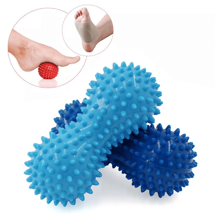 Premium Peanut Tip Massage Ball for Muscle Relief, Plantar Fasciitis, Arthritis, Shoulder Pain, and Sole Tension - 