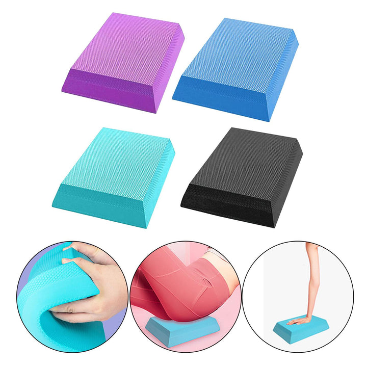 Premium TPE Balance Pad Yoga Mat - Non-Slip Stability Cushion for Exercise, Physical Therapy & Injury Prevention, Lightweight