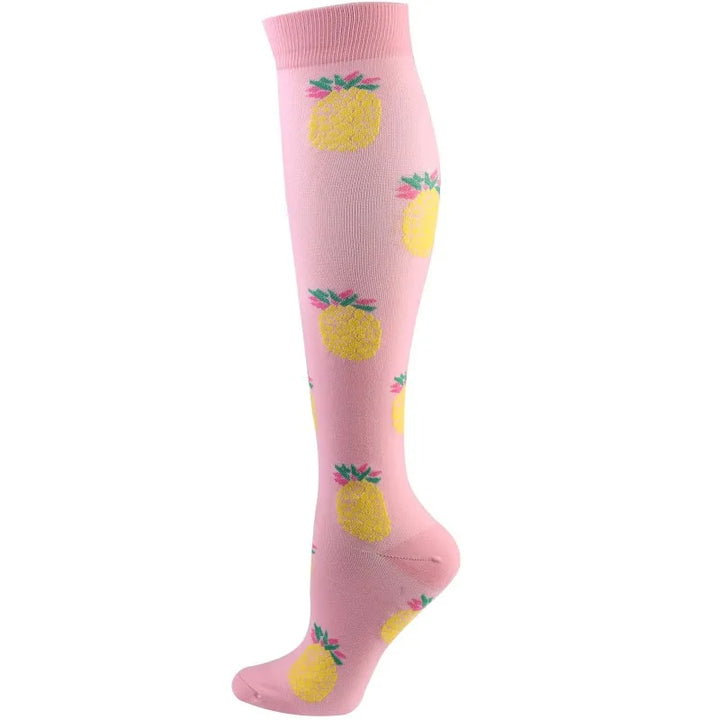 Premium Cycling Compression Socks for Men & Women – Prevent Varicose Veins, Edema & Diabetes – Knee Support for Running,