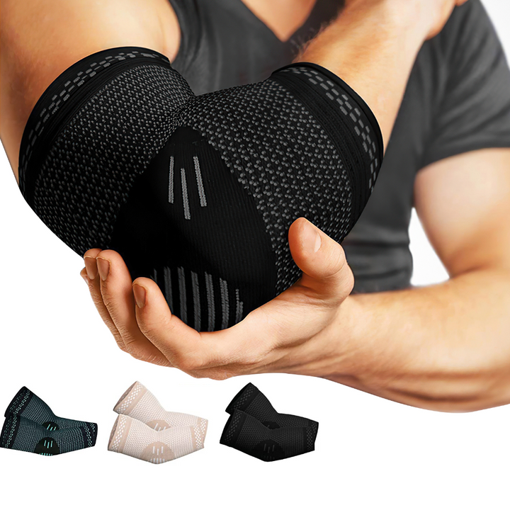 Premium Elastic Elbow Brace for Sports, Compression Arm Sleeve, Breathable Elbow Pads for Safety and Support, Adjustable